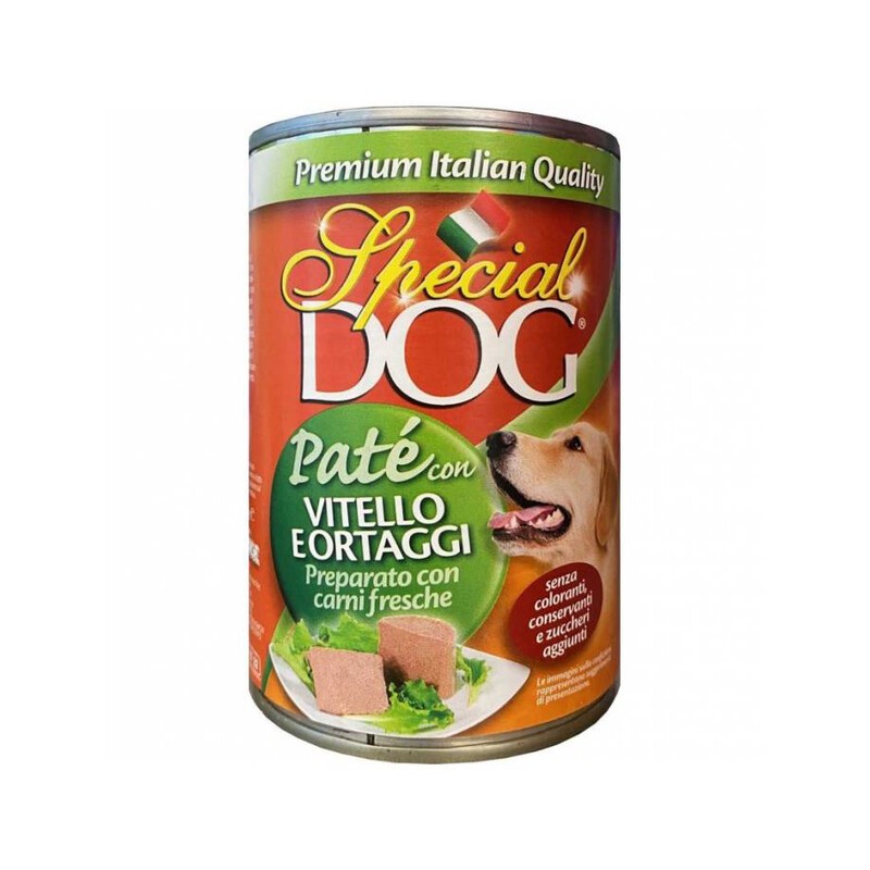 SPECIAL DOG PAT 400 G VITELLO/VERDURA