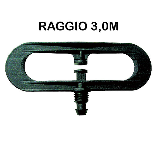 SPRUZZATORE A FARFALLA ø 4,0 - portata 350 l/h-raggio 3,0m