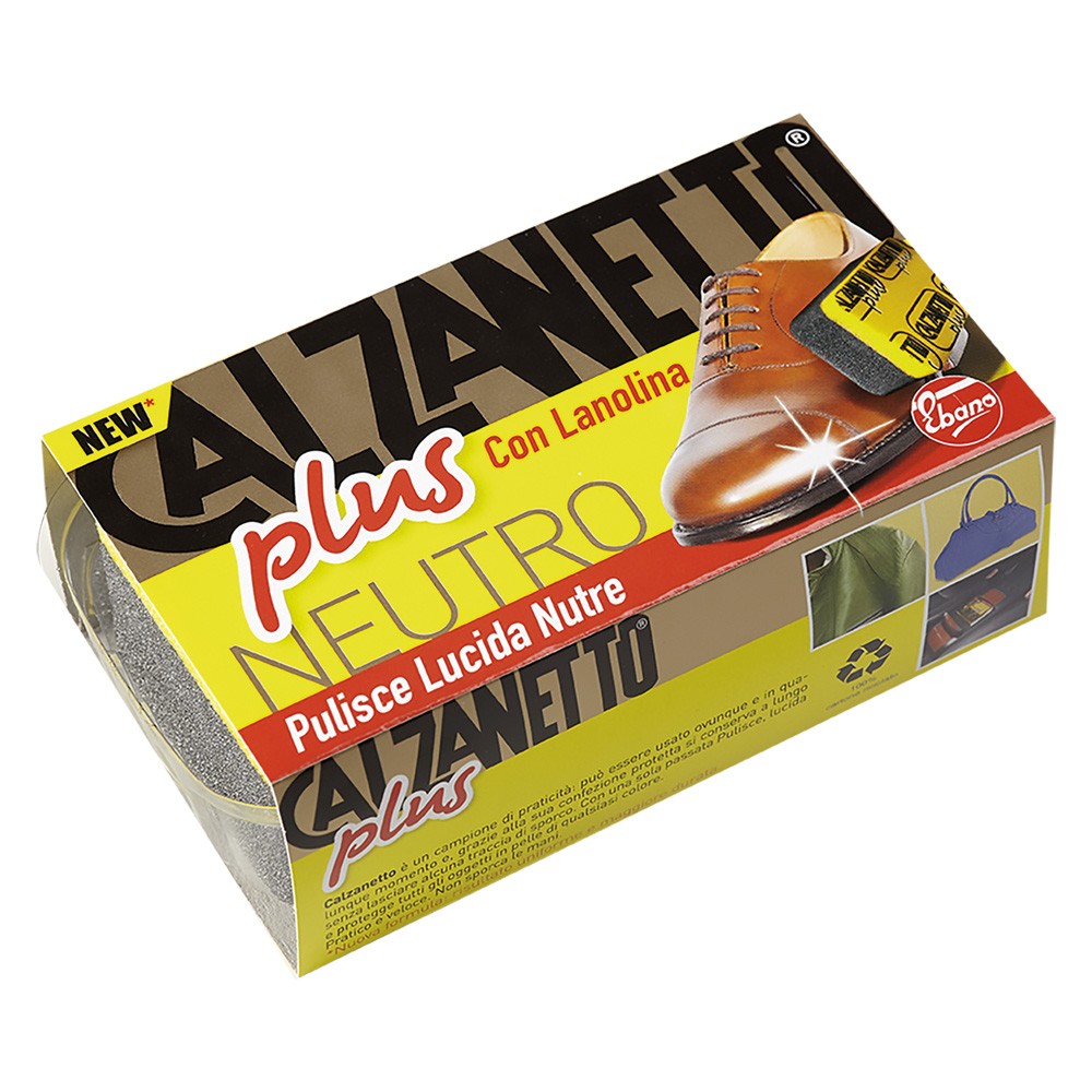 SPUGNA LUCIDA SCARPE 'PLUS' colore marrone