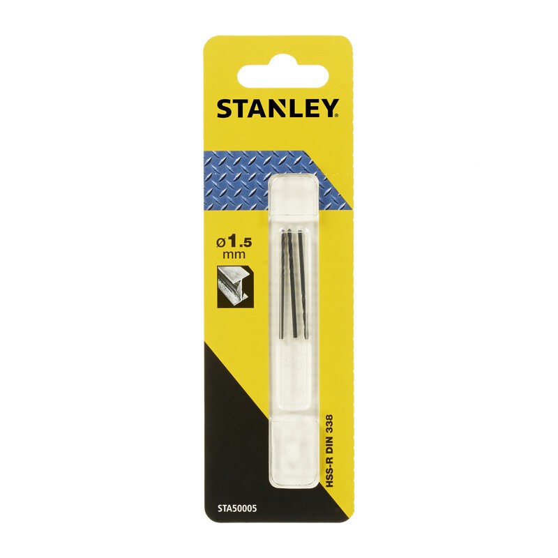 STANLEY STA50005 PUNTA HSS  1,5 MM 3 PZ