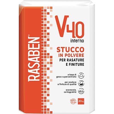 STUCCO POLVERE INTERNO V40 K2 RASABEN