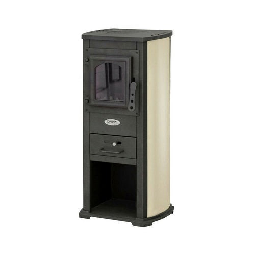 STUFA A LEGNA KARINA 5-7 KW Misura: Rossa
