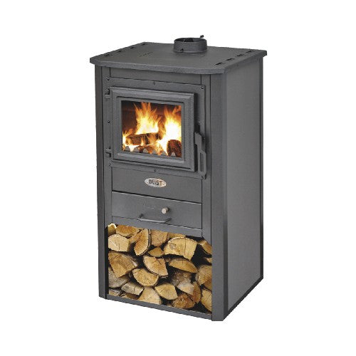 STUFA A LEGNA SILVIA 7-8 KW Misura: Nera