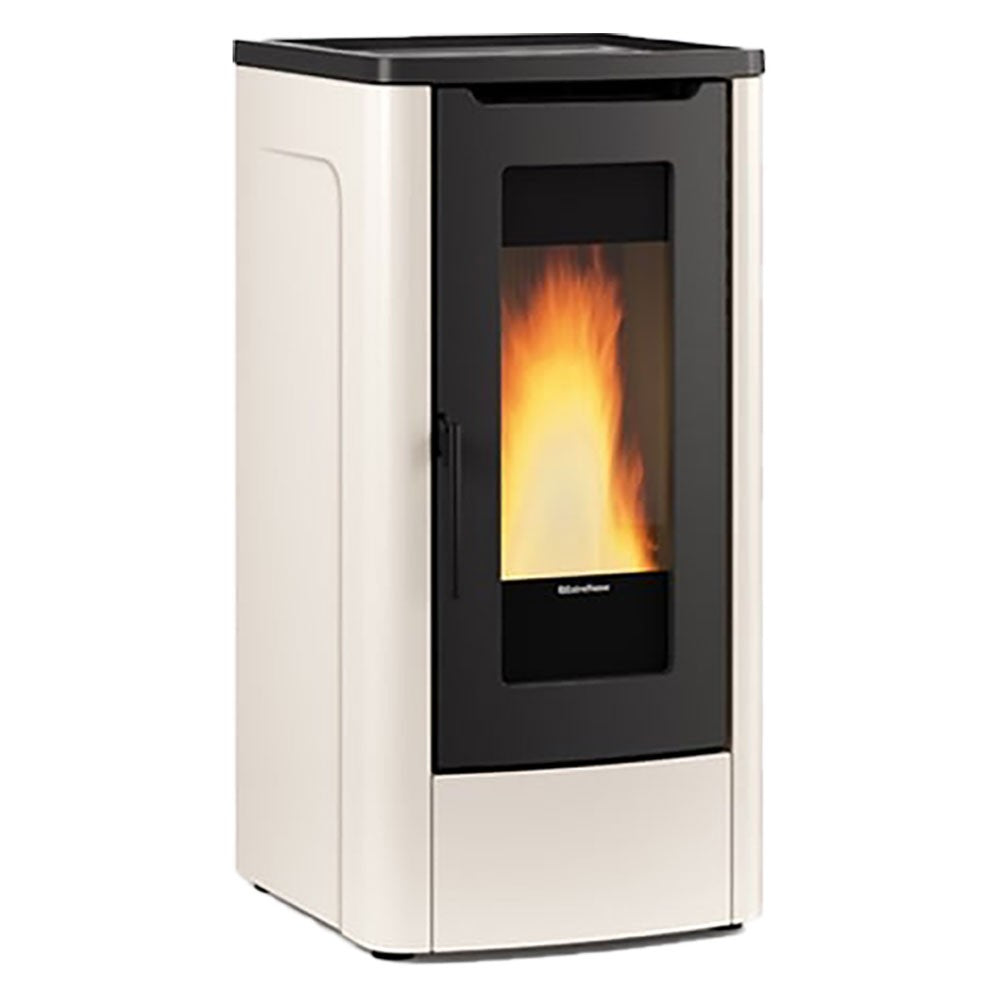 STUFA A PELLET 'DAHIANA PLUS VFS' 10 kW - colore bordeaux