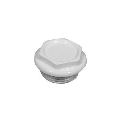 TAPPO CIECO DX / SX ZINCATO VERNICIATO PER RADIATORI FL 42 Misura: 1" Dx Bianco