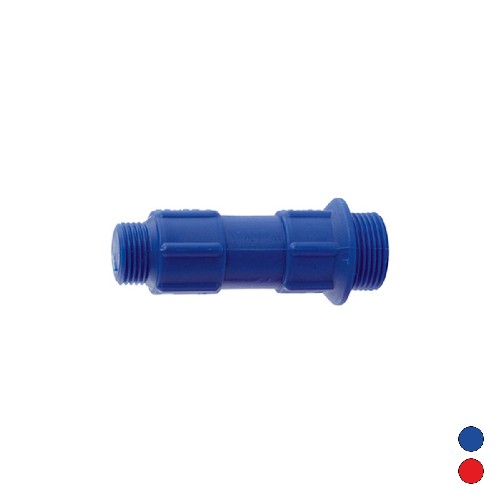 TAPPO DI COLLAUDO PROVA IMPIANTO A DOPPIO FILETTO 1/2x3/4 Misura: Rosso - 1/2 x 3/4