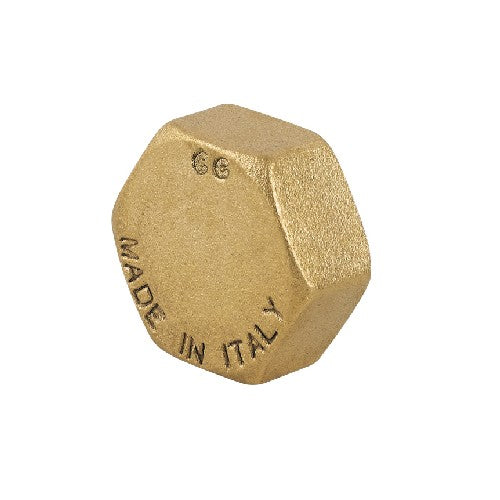 TAPPO FEMMINA IN OTTONE GIALLO Misura: 1"1/2