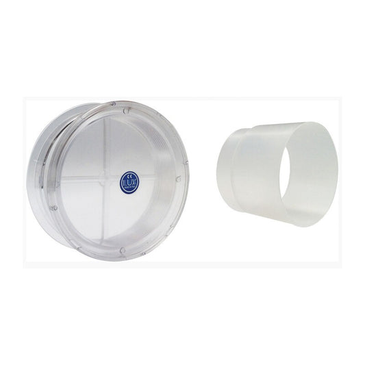 TAPPO P/CLIMATIZZATORE D 120 MM TRASPARENTE