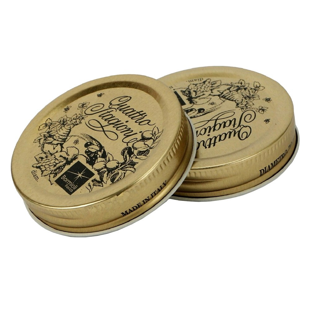 TAPPO PER VASO ERMETICO IN VETRO 'QUATTRO STAGIONI' Ø mm 70 - per vasi da ml 250/500 - cf da 2 pz