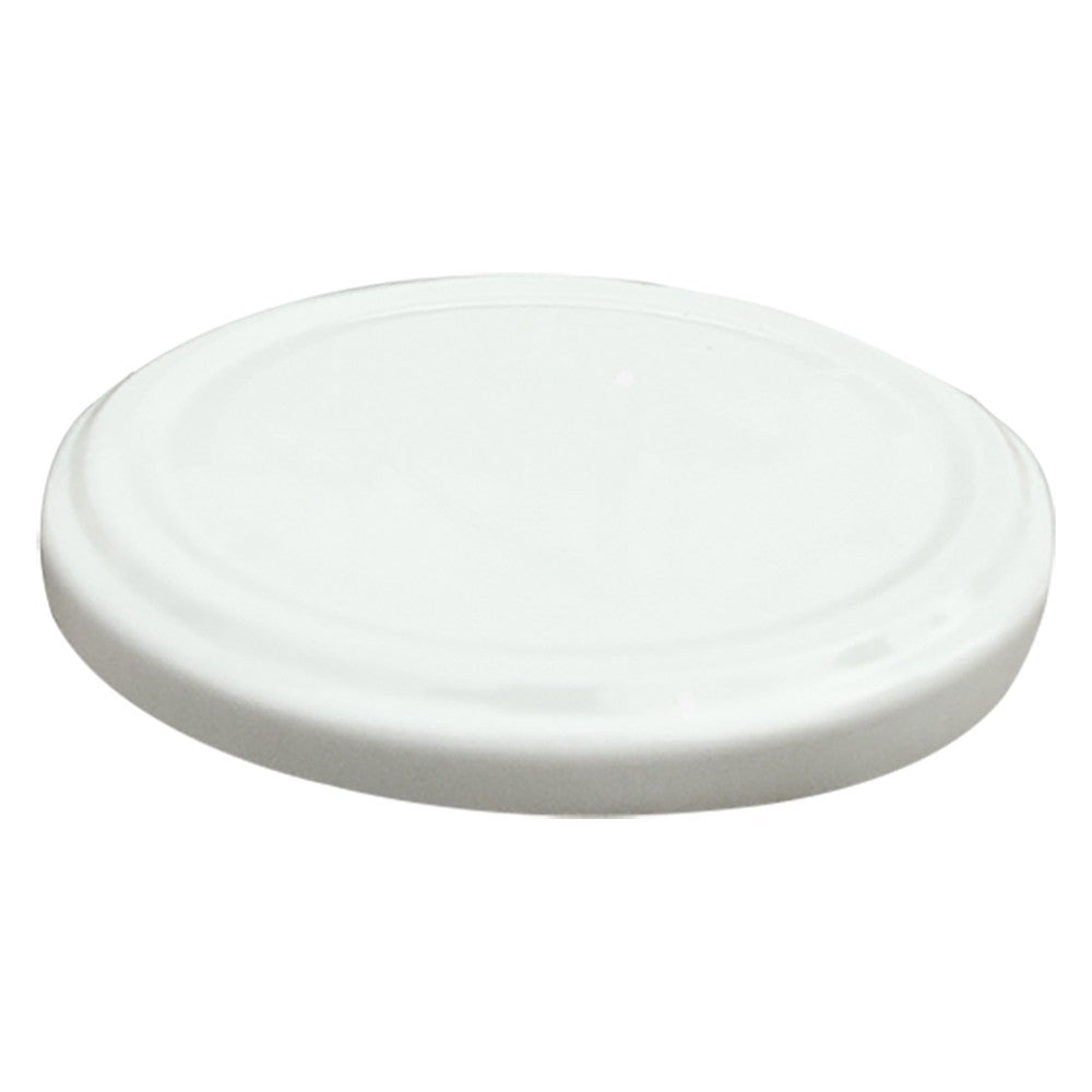 TAPPO PER VASO VETRO 'BOCCACCIO' ø mm 110 - 3 pz bianco