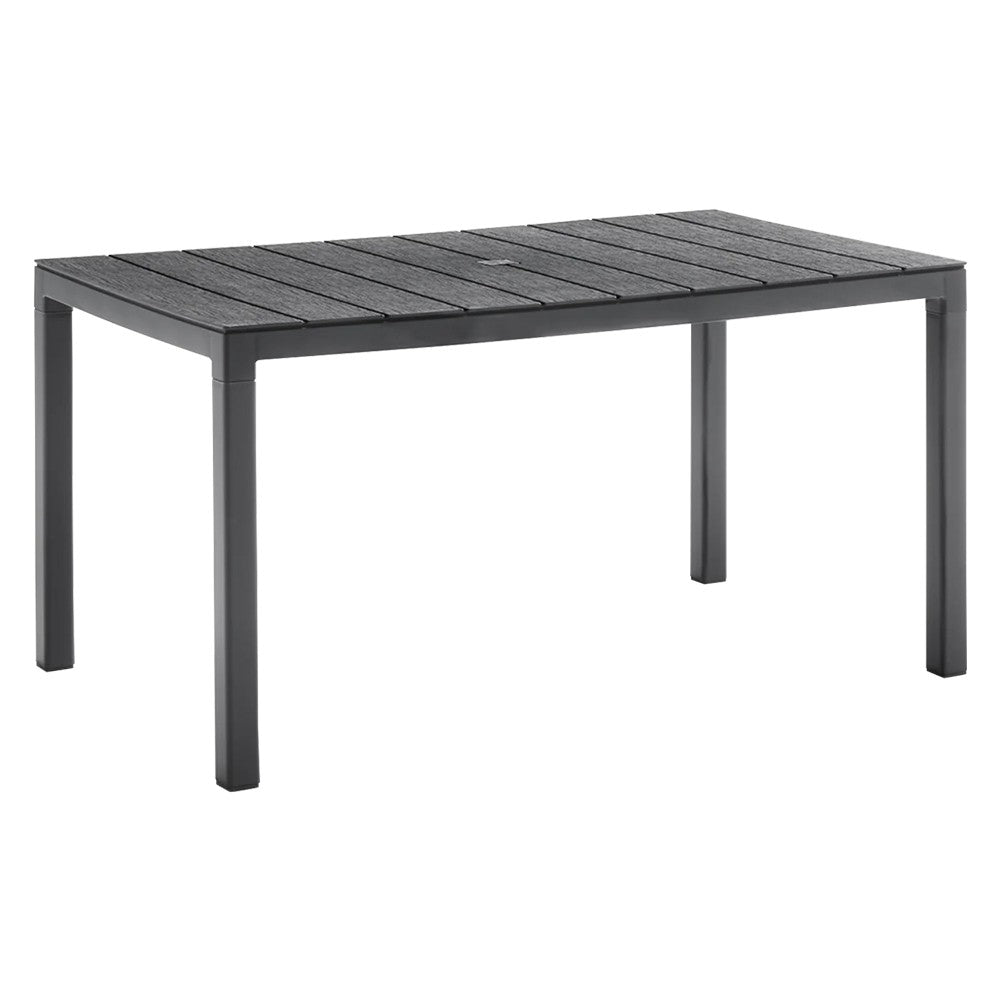 TAVOLO IN POLIPROPILENE SINGOLO 'KING' cm 146x86x h.74 - bianco