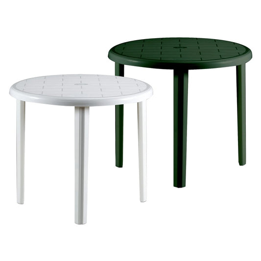 TAVOLO IN POLIPROPILENE 'TONDO' verde