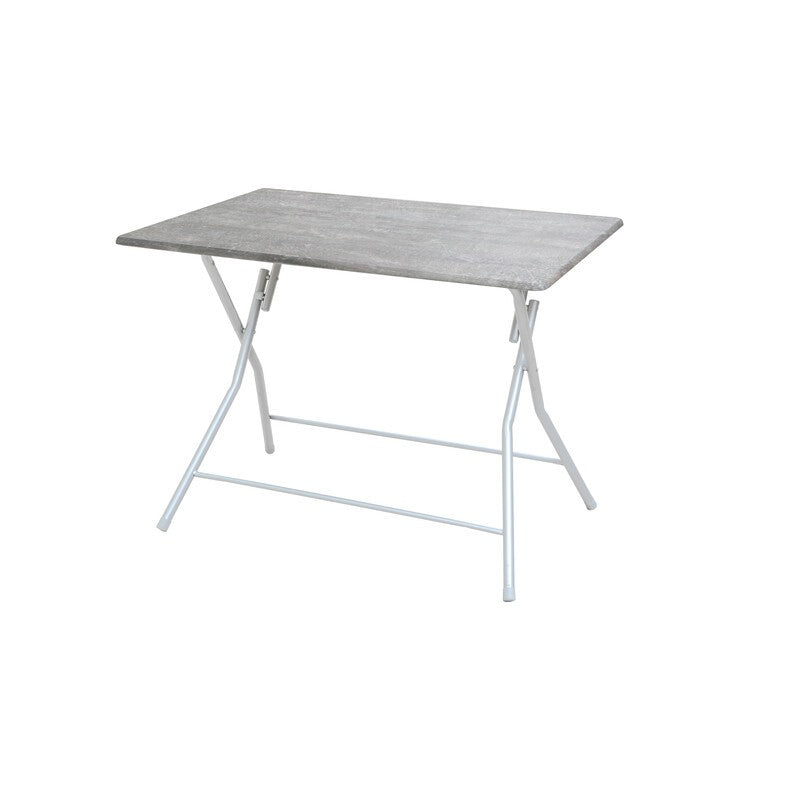 TAVOLO PIEGHEVOLE BINGO 120X80XH75CM CEMENTO