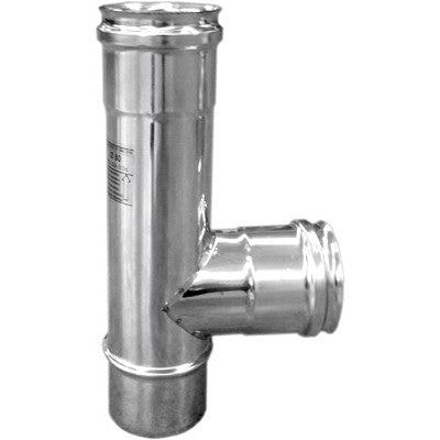 TEE ACCIAIO 90° PER CANNE FUMARIE FFM Misura: Diam. 180