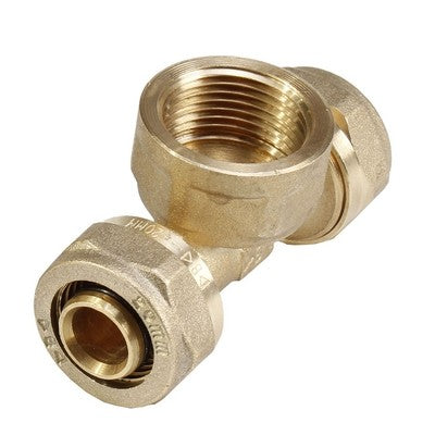 TEE F/FILETTO F/F A COMPRESSIONE PER MULTISTRATO Misura: 20 x 3/4" x 20