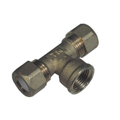 TEE FEMMINA PER RAME CON OGIVA TEFLON TIEMME Misura: 3/4 x 22