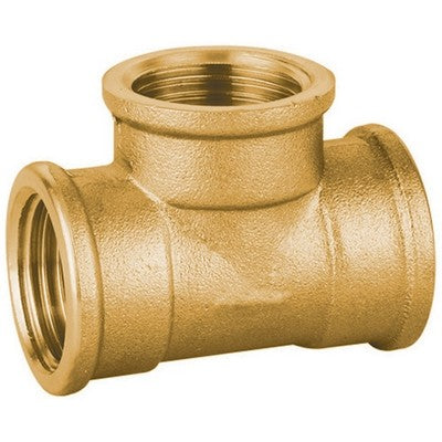 TEE FF IN OTTONE GIALLO PESANTE IBP Misura: 1"