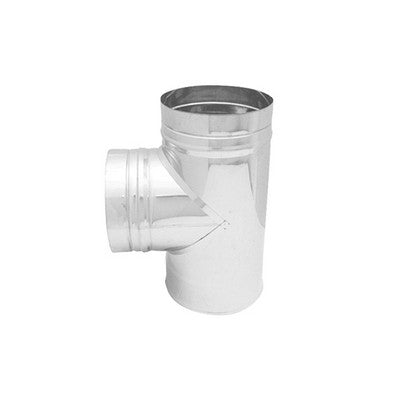 TEE IN ACCIAIO 316L A 90° PER CANNE FUMARIE Misura: Diam. 250