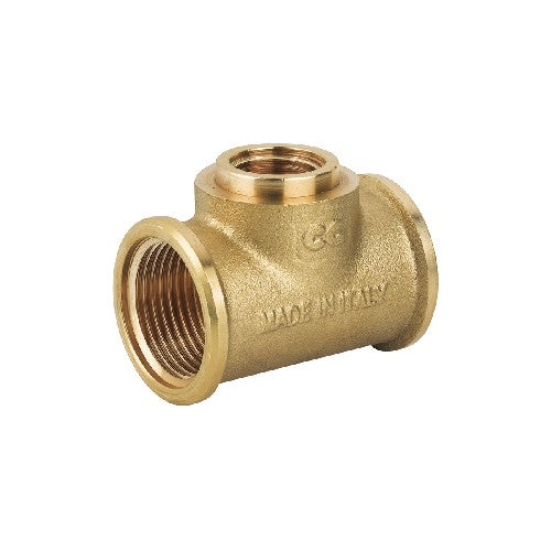 TEE RIDOTTO FFF IN OTTONE GIALLO Misura: 1" x 3/4" x 1"