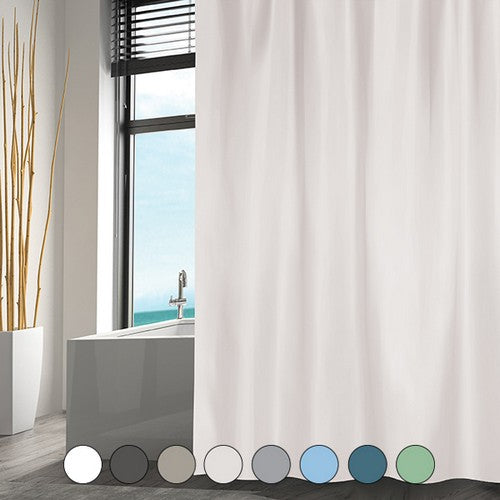 TENDA DOCCIA TESSUTO POLIESTERE Misura: cm 120x200 Grigio chiaro