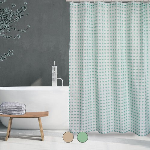 TENDA PER DOCCIA IN TESSUTO POLIESTERE CAMBERRA Misura: cm 180x200 Beige