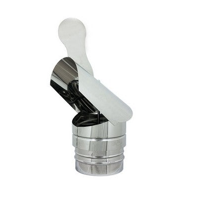 TERMINALE GALLO TONDO INOX Misura: Diam. 250