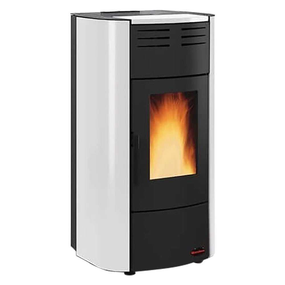 TERMOSTUFA A PELLET 'RAFFAELLA IDRO H15' 18,1 kW - colore grigio luce