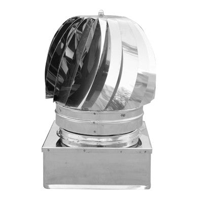 TIRAFUMI BASE QUADRA ACCIAIO INOX Misura: 220x220