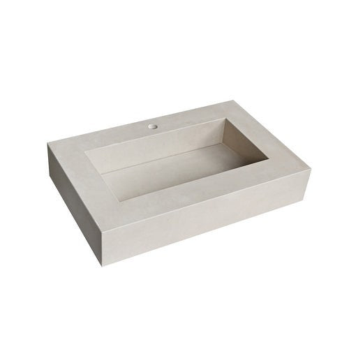 TOP LAVABO CON FONDO A CASCATA SUBLIME Misura: Surface 2.0 50x120