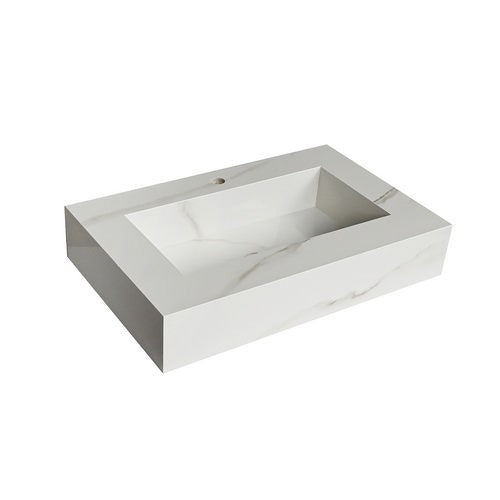 TOP LAVABO CON VASCA INTEGRATA SUBLIME Misura: Surface 2.0 50x80