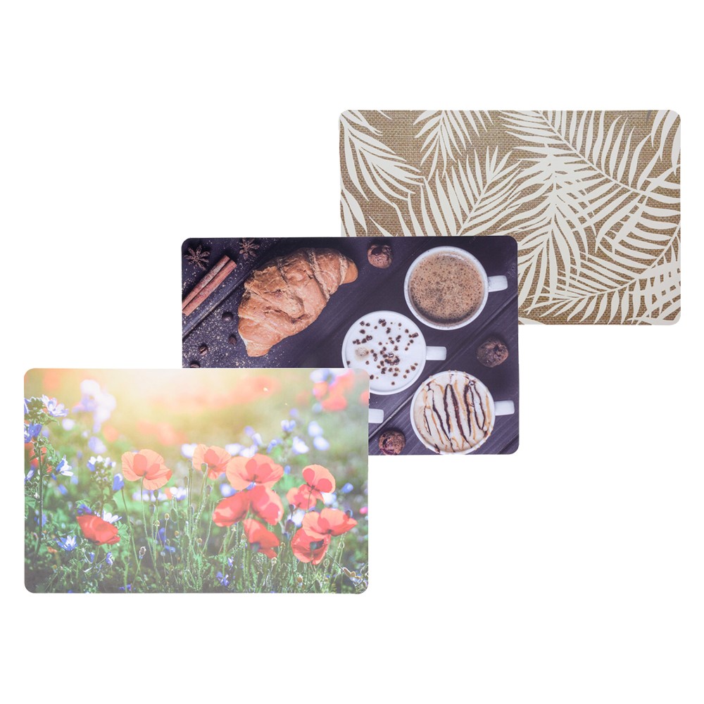 TOVAGLIETTA AMERICANA PER TAVOLI cm. 43 x 28 - 'fiori' fantasie assortite