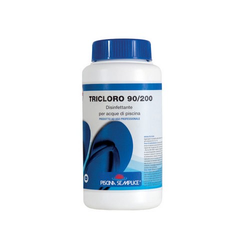 TRICLORO PASTIGLIE DA 200GR PER PISCINE Misura: 5 Kg
