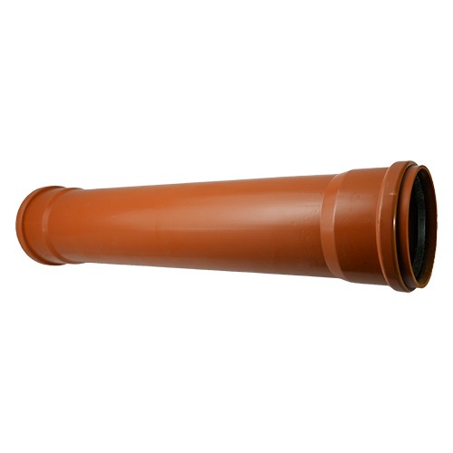 TUBO 2 BICCHIERI RAL 8023 Misura: Diam. 140 lungh. 3000