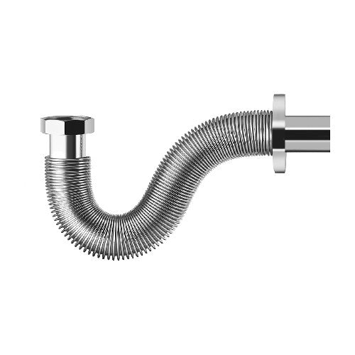 TUBO DI SCARICO BPS FLESSIBILE-ESTENSIBILE IN ACCIAO INOX Misura: 1"1/4 x 32