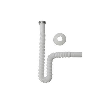 TUBO ESTENSIBILE PER SIFONI CON ROSONE TIPO LUX Misura: 1" S-Brico