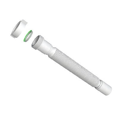 TUBO FLESSIBILE ED ESTENSIBILE C/GHIERA PLASTICA Misura: 1"1/2 x D. 40 mm