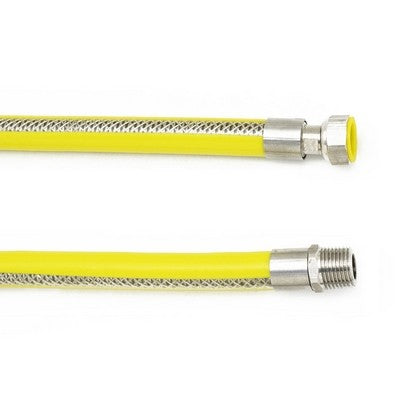 TUBO FLESSIBILE IN ACCIAIO MF PER GAS Misura: cm 150