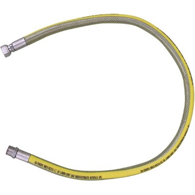 TUBO FLESSIBILE IN ACCIAIO MF PER GAS PARIGI Misura: cm 150