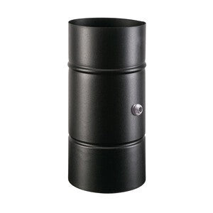 TUBO PORCELLANATO C/COMB C/TAPPO D 10XH19CM NERO CLASSIC