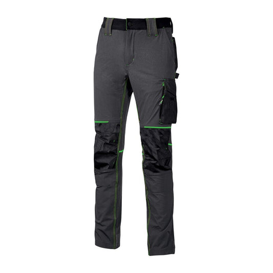 U-POWER PANTALONE ATOM SLIM FIT GRIGIO-VERDE TG.M