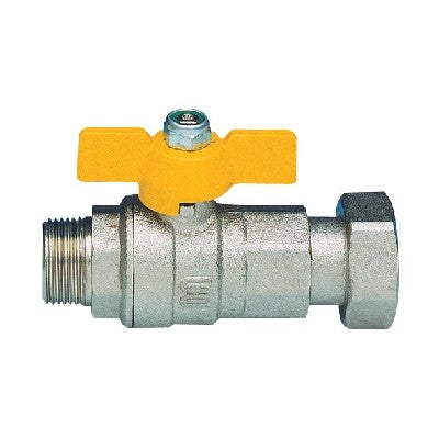 VALVOLA A SFERA A PASSAGGIO TOTALE PER GAS FIL. MASCHIO Misura: 3/4" x 1" DN 20x25