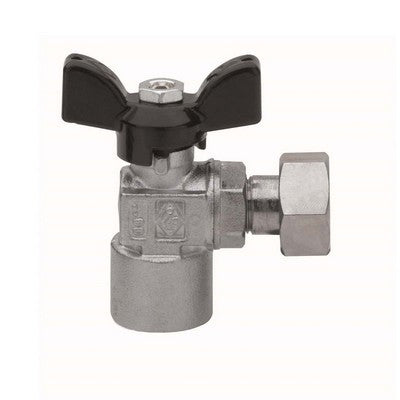 VALVOLA A SFERA A SQUADRA FIL F CON GIRELLO Misura: 1/2" x 1/2" DN 15 PN 30
