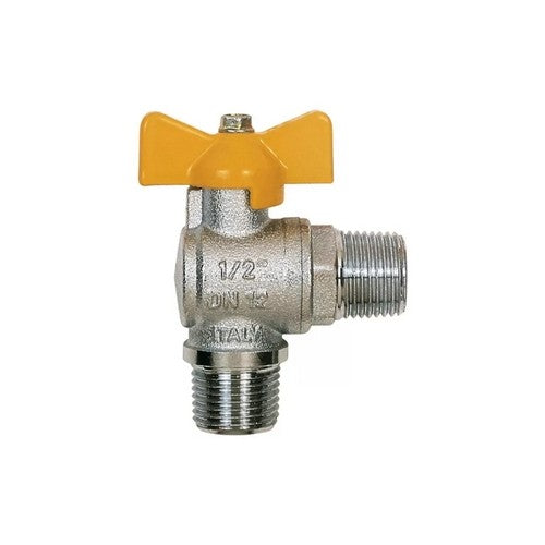 VALVOLA A SFERA A SQUADRA GAS MM Misura: 1/2" DN 15