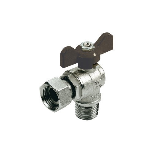 VALVOLA A SFERA A SQUADRA MASCHIO GIRELLO FEMMINA Misura: 1/2" X 3/4" DN 15 PN 30