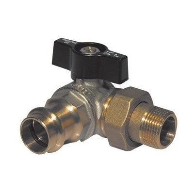 VALVOLA A SFERA ATTACCO A PRESSARE/COLLETTORE DX Misura: 1" x 28 PN 40