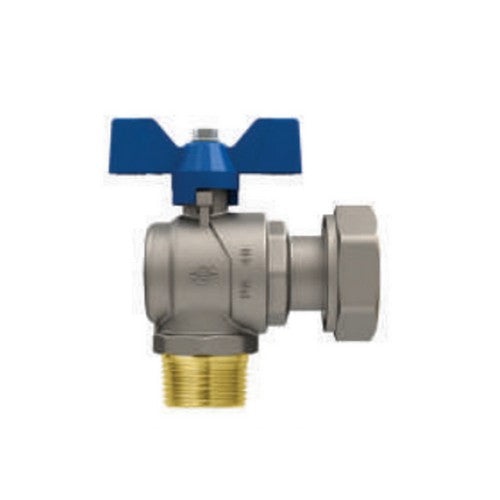 VALVOLA A SFERA CON FARFALLA A SQUADRA EVOLUTION MASCHIO DADO GIREVOLE Misura: 1/2" x 3/4" DN 15 PN 50