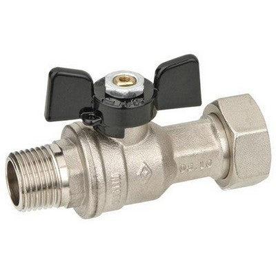 VALVOLA A SFERA DIRITTA A PASSAGGIO TOTALE MF DADO MOBILE Misura: 3/4" x 3/4" DN 15 PN 40
