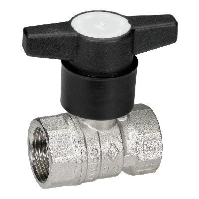 VALVOLA A SFERA FEMMINA-FEMMINA C/PROLUNGA NYLON Misura: 1/2" DN 15 PN 40