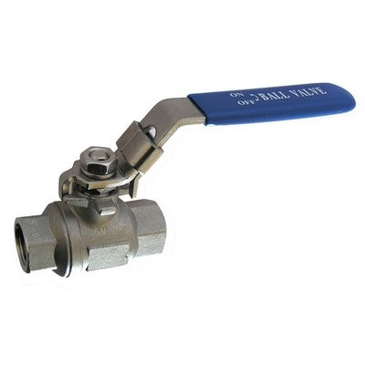VALVOLA A SFERA FF CON LEVA ACCIAIO INOX Misura: 3/4"