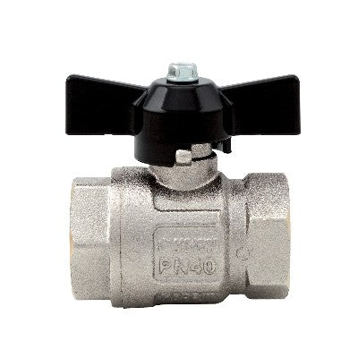 VALVOLA A SFERA FF IDEAL PASSAGGIO TOTALE Misura: 1/4 DN8 50bar/725psi farf.nera